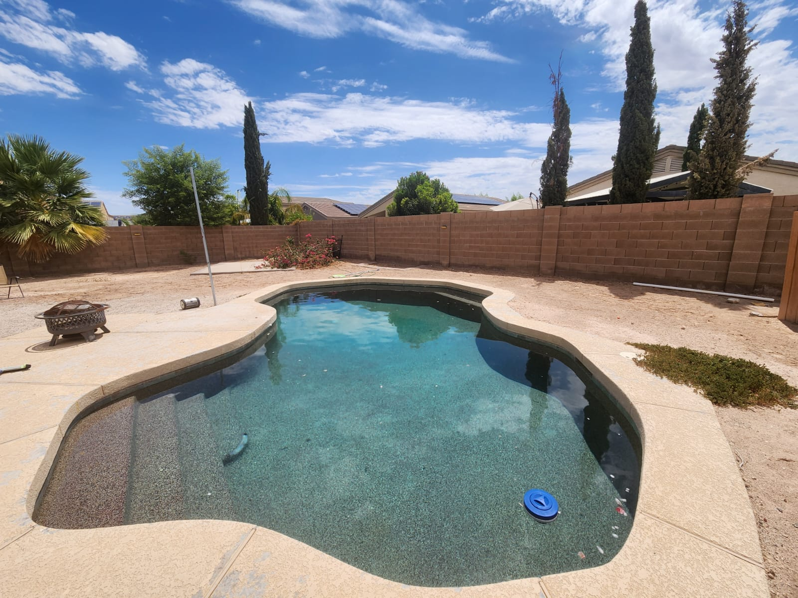 CrystalYard serviced pool in Arizona